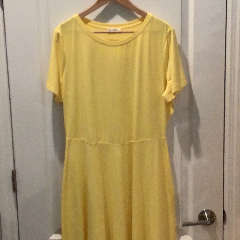 Women’s yellow dress